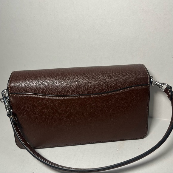 Coach Tabby 26 Leather Shoulder Bag Color maple W/dustbag - Picture 2 of 6